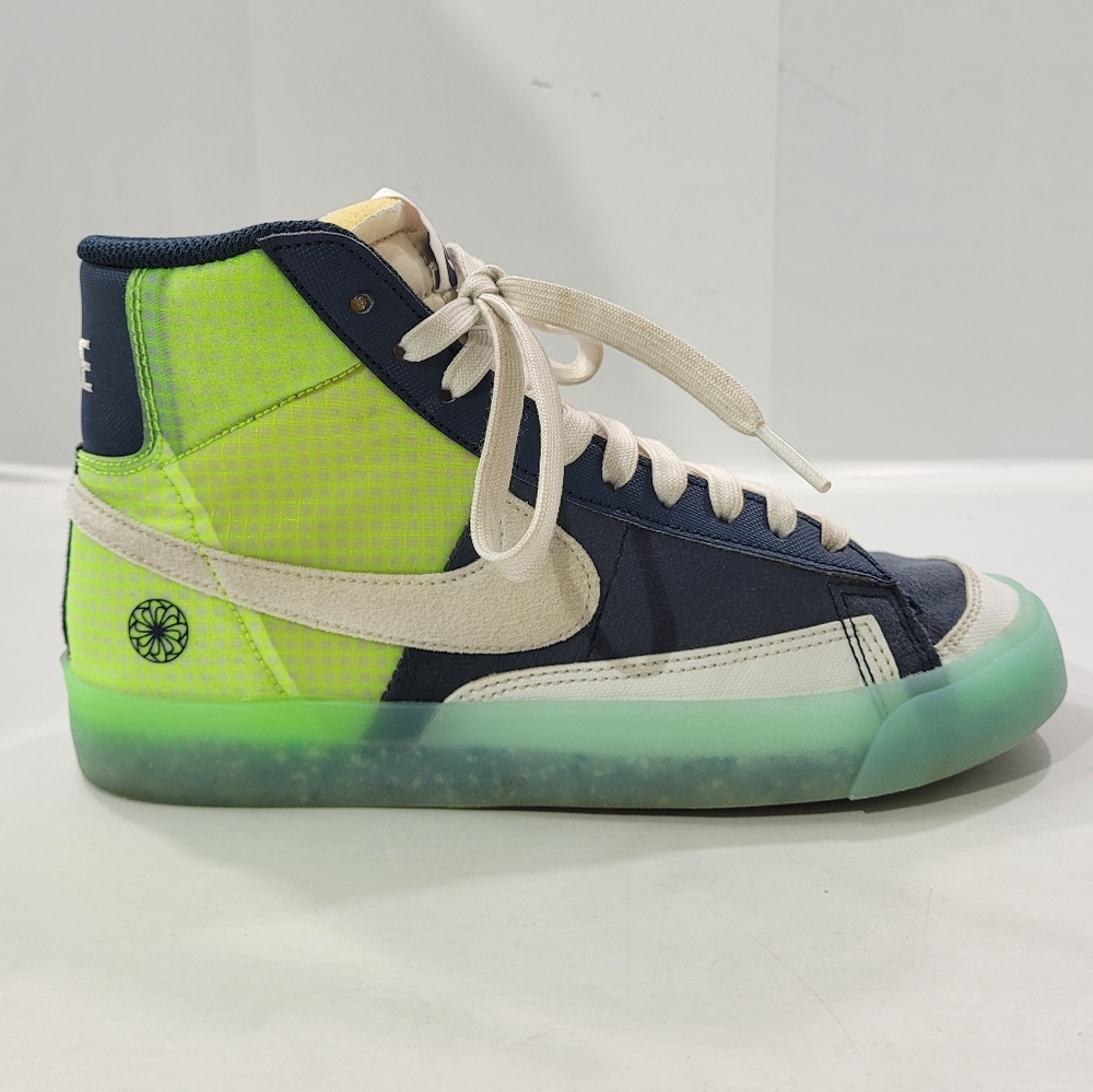 NIKE BLAZER MID 77 MOVE TO ZERO YOUTH KIDS SIZE 5.5 ARMORY NAVY D02699-400